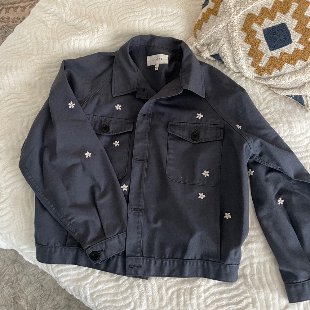 The Great Garage Jacket w/ Daisy Embroidery